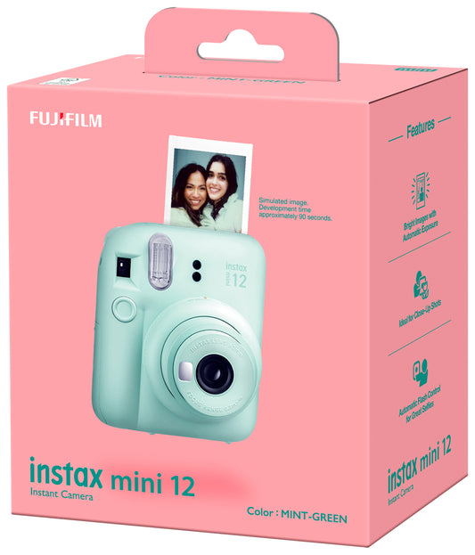 FUJIFILM INSTAX MINI 12 Instant Film Camera (Mint Green)
