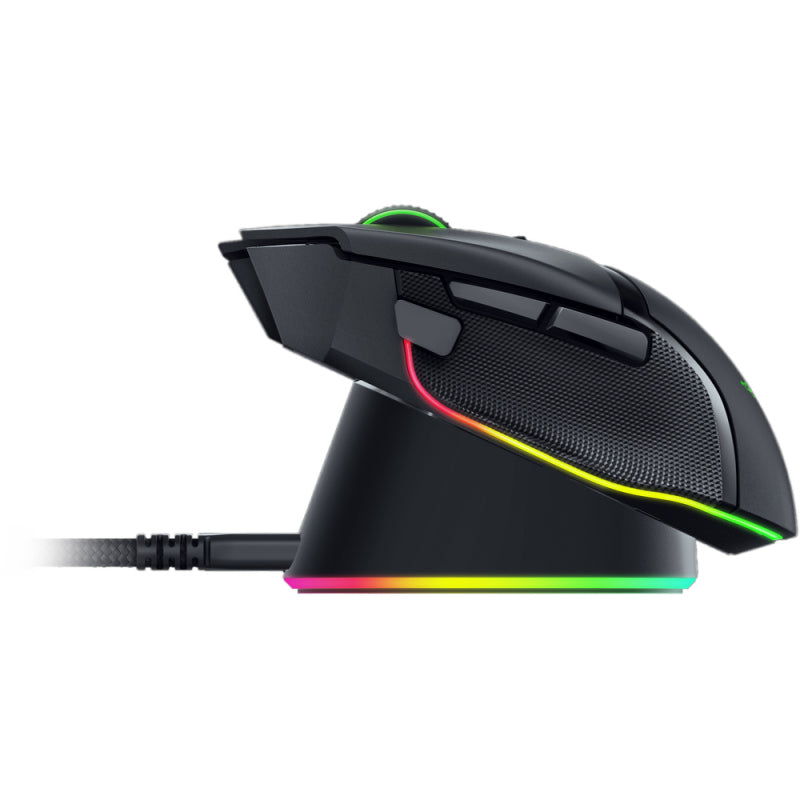 Charger Dock Razer Mouse Dock PRO , Magnetic Wireless Charging , Chroma RGB , Black , RZ81-01990100-B3M1 - Albagame