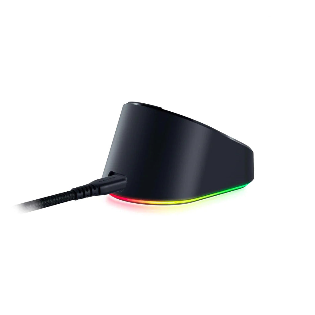 Charger Dock Razer Mouse Dock PRO , Magnetic Wireless Charging , Chroma RGB , Black , RZ81-01990100-B3M1 - Albagame