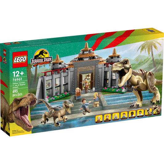 Lego Jurassic World Visitor Center: T. rex & Raptor Attack - Albagame
