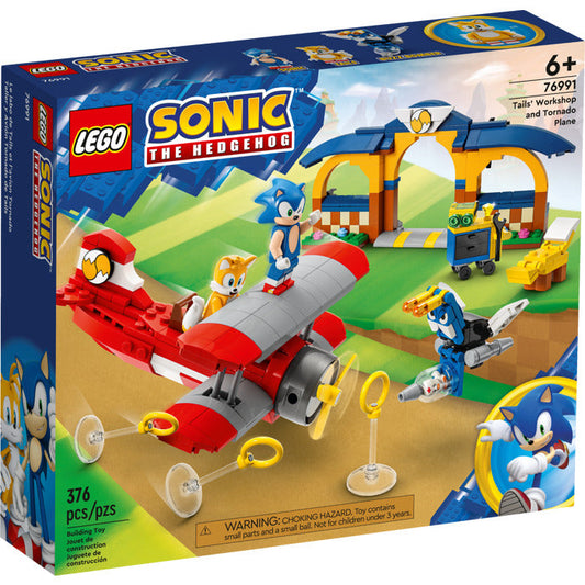 Lego Sonic The Hedgehog Sonic Tails Workshop And Tornado Plane 76991 - Albagame