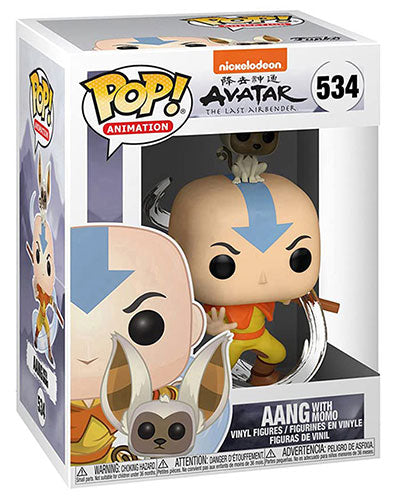 Figure Funko Pop! Animation 534: Avatar Aang w/Momo - Albagame