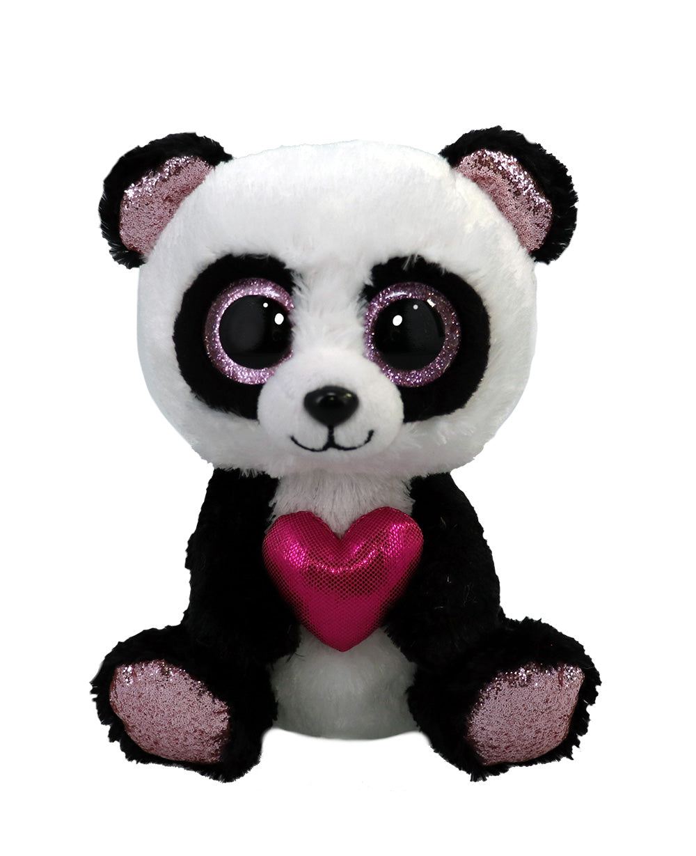 Plush Ty Boos Esme Panda With Heart 15cm - Albagame