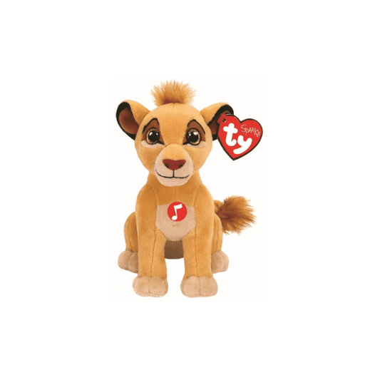 Plush Ty Beanie Babies Disney The Lion King Simba With Sound 15cm - Albagame