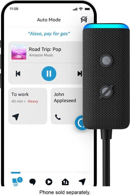 Smart Speaker Amazon Echo Auto 2 B09X27YPS1 Black - Albagame