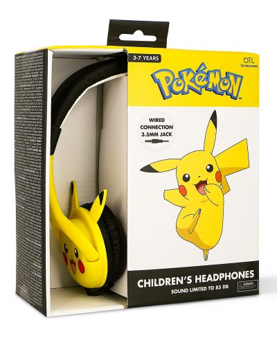 Headphone OTL - Pikachu Rubber Ears Children'S Headphones - Albagame