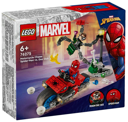Lego Marvel Motorcycle Chase: Spider-Man vs. Doc Ock 76275 - Albagame