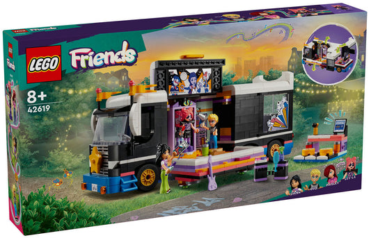 Lego Friends Pop Star Music Tour Bus 42619 - Albagame