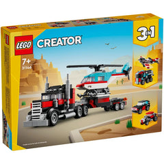 Lego Creator Flatbed Truck with Helicopter 31146 - Albagame