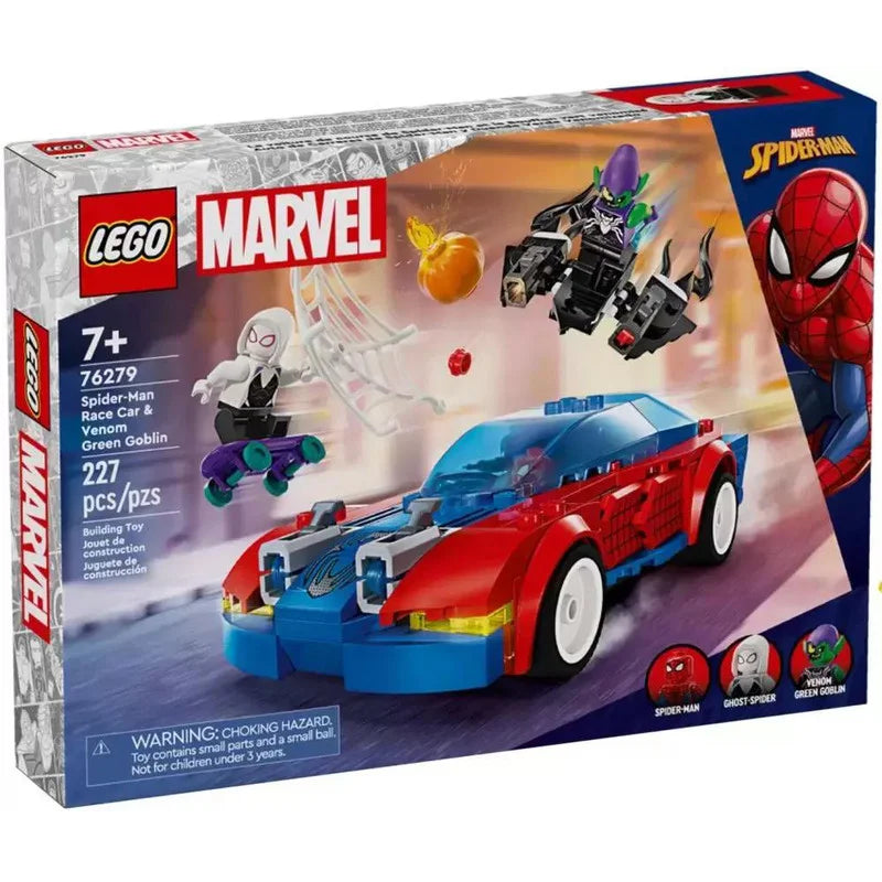 Lego Marvel Spider-Man Race Car & Venom Green Goblin 76279 - Albagame