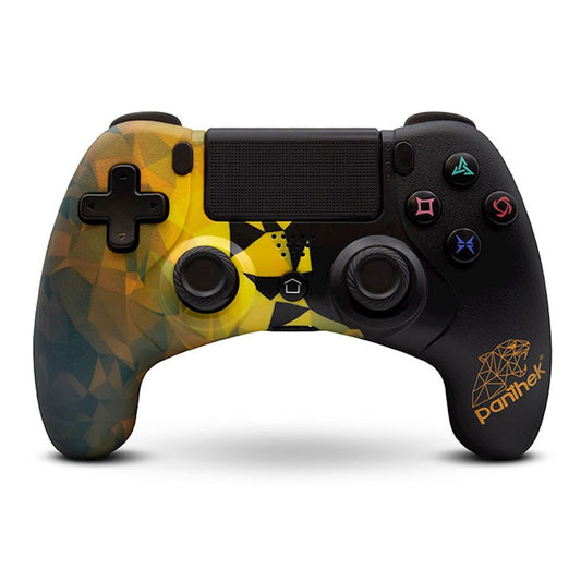 Controller PS4 Panthek Wired Yellow & Black - Albagame