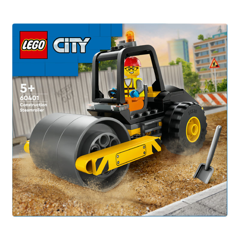 Lego City Construction Steamroller 60401 - Albagame