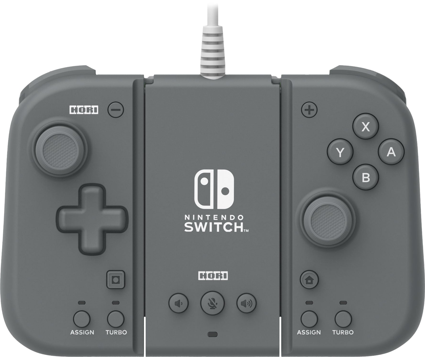 Split Pad Compact Attachment Set Nintendo Switch Hori Slate Grey - Albagame