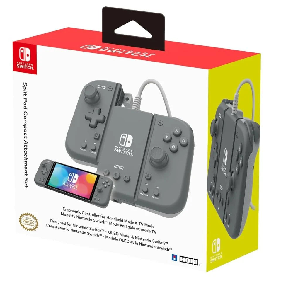 Split Pad Compact Attachment Set Nintendo Switch Hori Slate Grey - Albagame