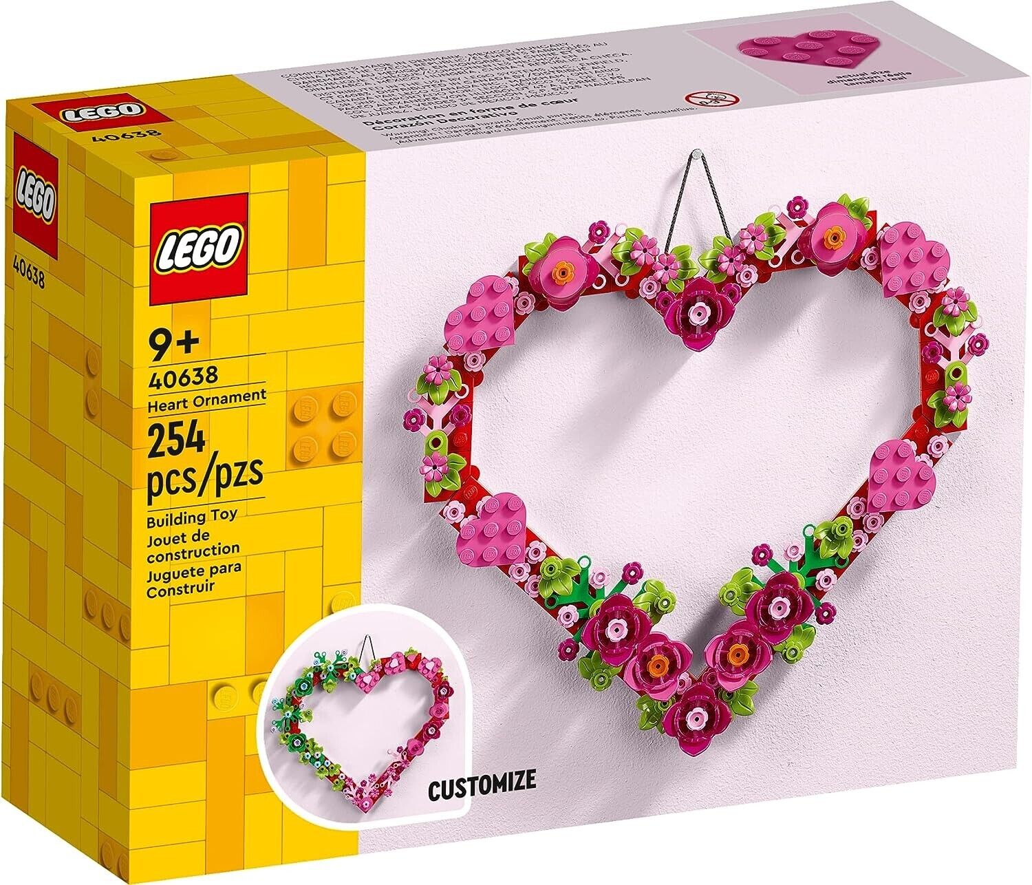 Lego Creator Heart Ornament 40638 - Albagame