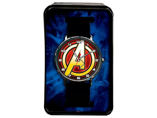 Analog Watch Marvel Avengers Leather Strap - Albagame