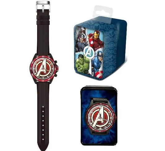 Analog Watch Marvel Avengers Silicone Strap - Albagame