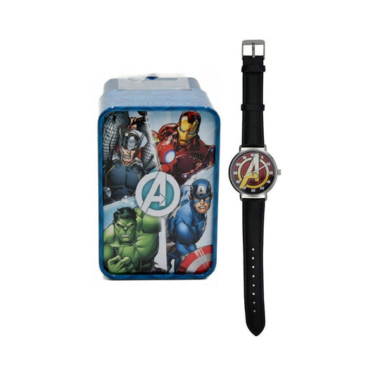 Analog Watch Marvel Avengers Leather Strap - Albagame