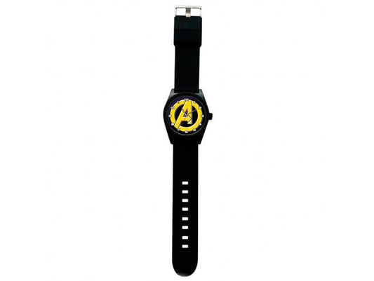 Analog Watch Marvel Avengers Silicone Strap Yellow