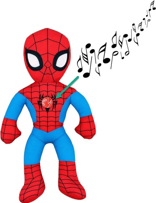 Plush Marvel Spiderman With Sound 38Cm