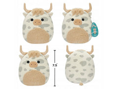 Plush Squishmallows Borsa The Grey Spotted Highland Cow 20cm
