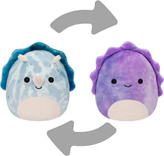 Plush Squishmallows Flip-A-Mallow Delilah the Dino/Jerome the Triceratops - Albagame