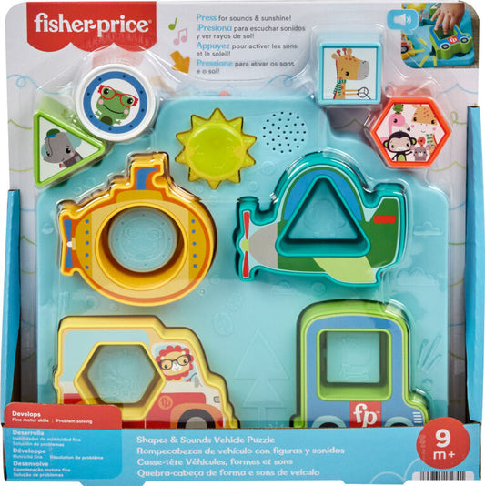 Fisher Price Shapes & Sounds Vehicle Puzzle - Albagame