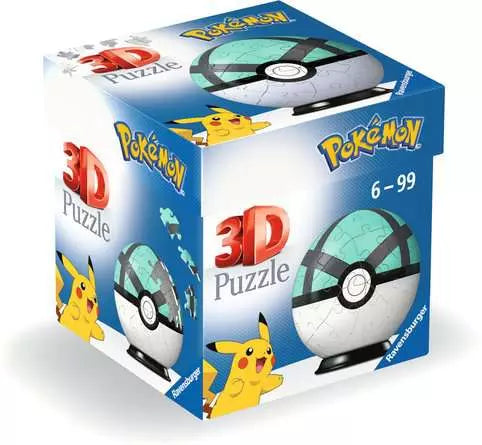 Puzzle Ravensburger 3D Pokémon Pokéballs Net Ball 55pcs - Albagame
