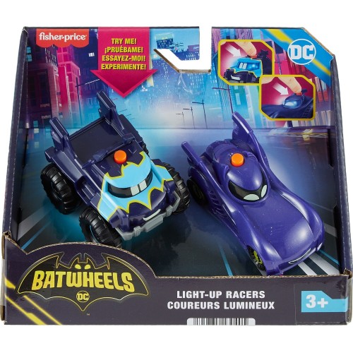 Vehicle Fisher Price Batwheels Batmobile & Bat-Truck Light Up Racer - Albagame