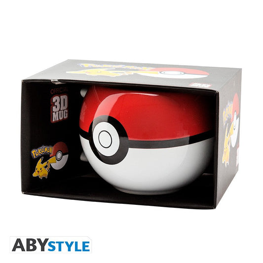 Mug 3D Pokémon Pokeball - Albagame