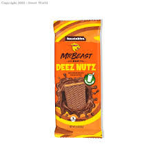 Chocolate Mr Beast Bar DEEZ NUTZ Milk With Peanut Butter - Albagame