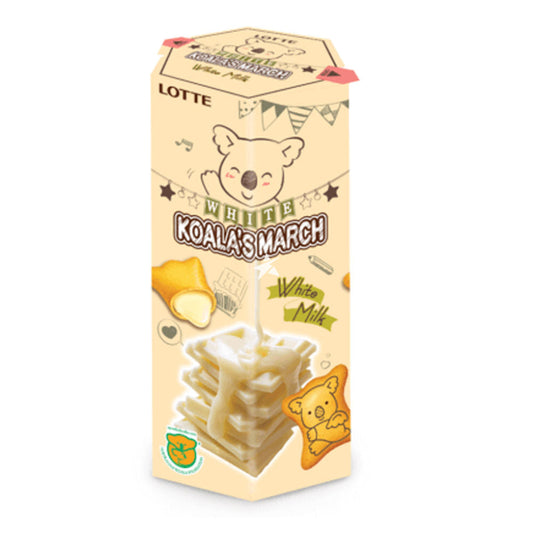Biscuits Lotte Koala's March White Milk Cream & Cheese - Albagame