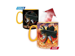 Mug One Piece Luffy & Sabo Heat Changing - Albagame