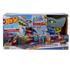 Playset Hot Wheels City Ultra Shark Car Wash - Albagame