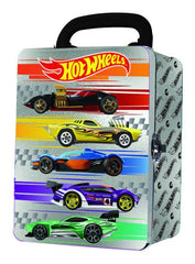 Tin Storage Case Hot Wheels  Silver - Albagame