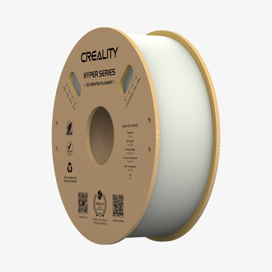 Filament CREALITY Hyper PLA White, 3D Printer Filament, 1 Kg Spool, 1.75 mm - Albagame