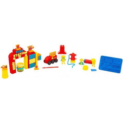 Playdoh Blocks Fire Station Blocks - Albagame