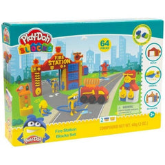 Playdoh Blocks Fire Station Blocks - Albagame