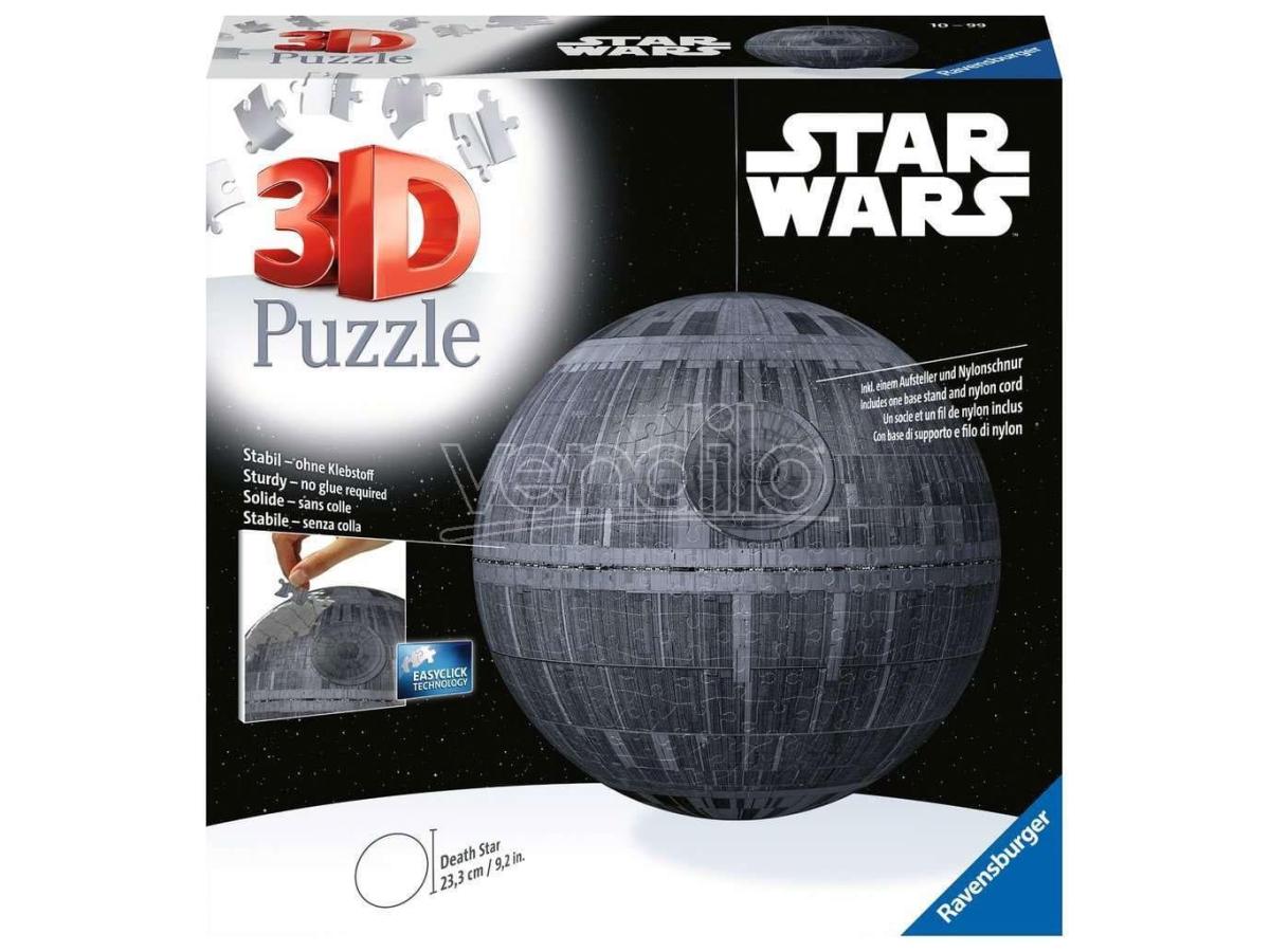 Puzzle Ravensburger 3D Star Wars Death Star 543 Pcs - Albagame