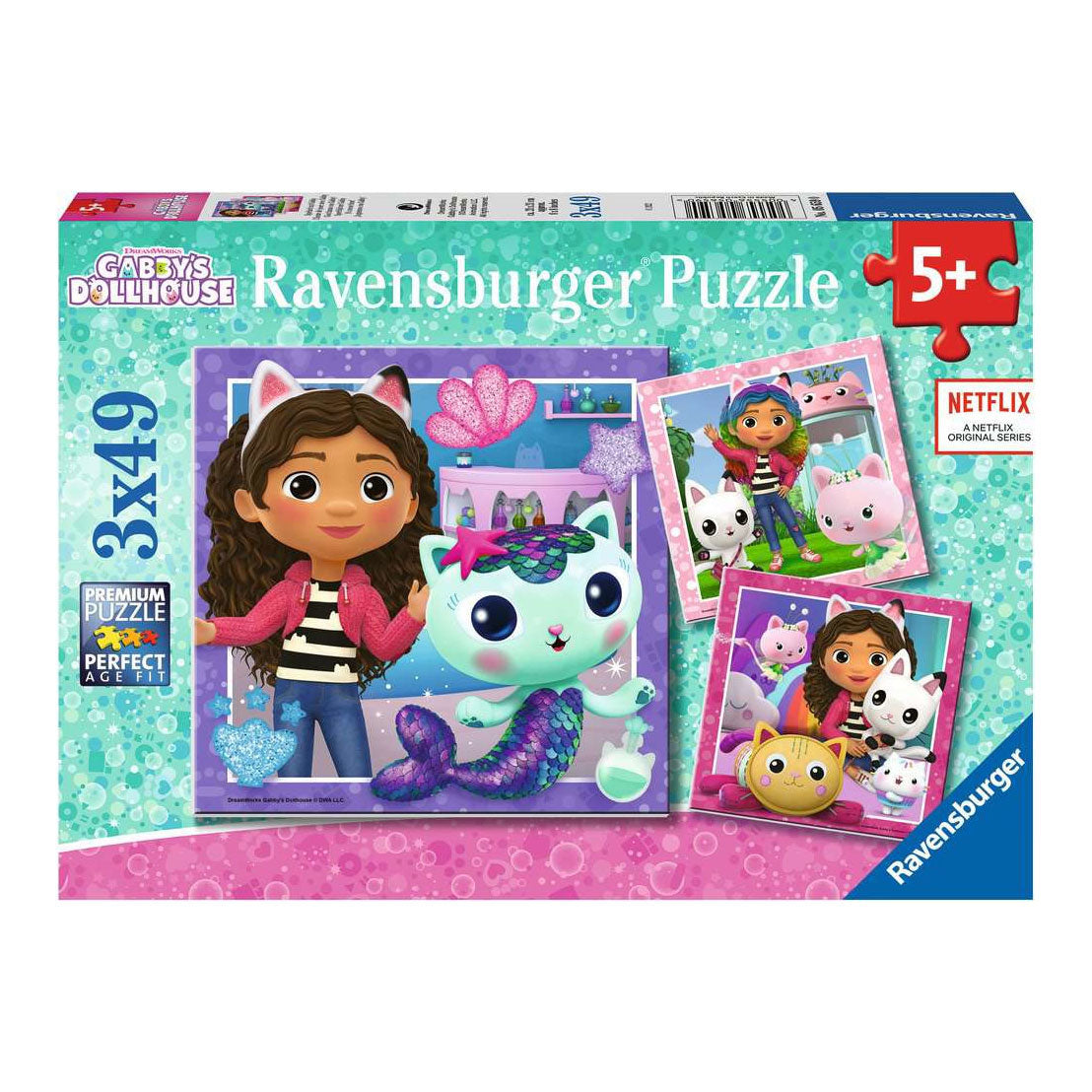 Puzzle Ravensburger Gabby's Dollhouse 3x 49 - Albagame