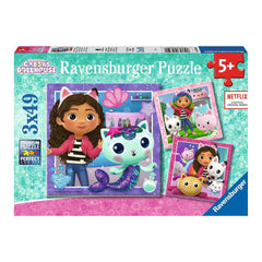 Puzzle Ravensburger Gabby's Dollhouse 3x 49 - Albagame