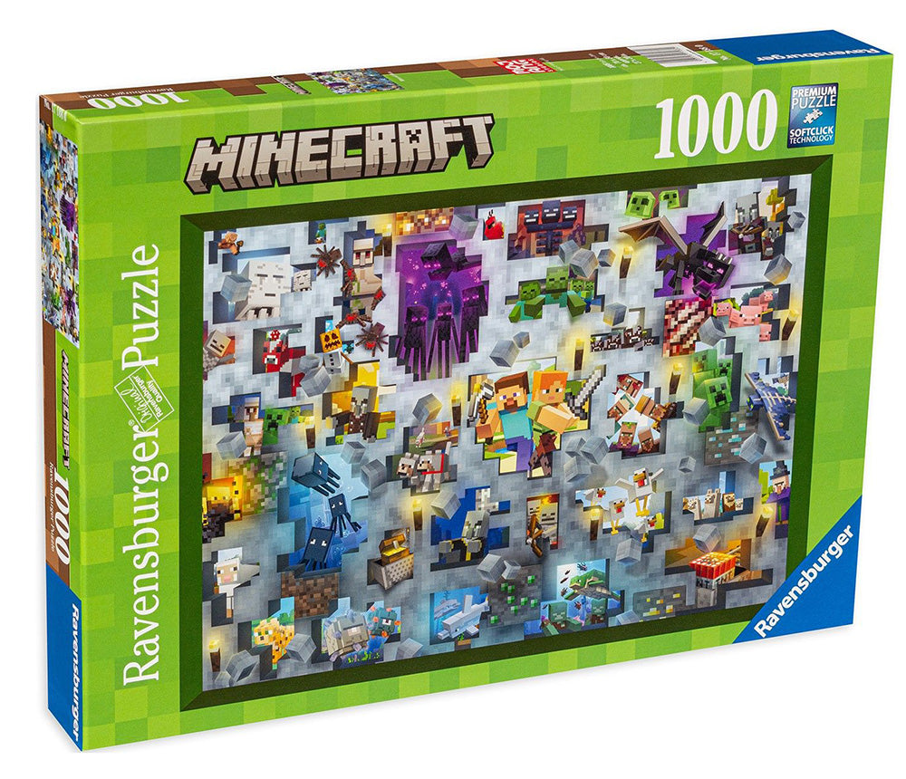 Puzzle Ravensburger Minecraft Mobs Challenge 1000 Pcs - Albagame