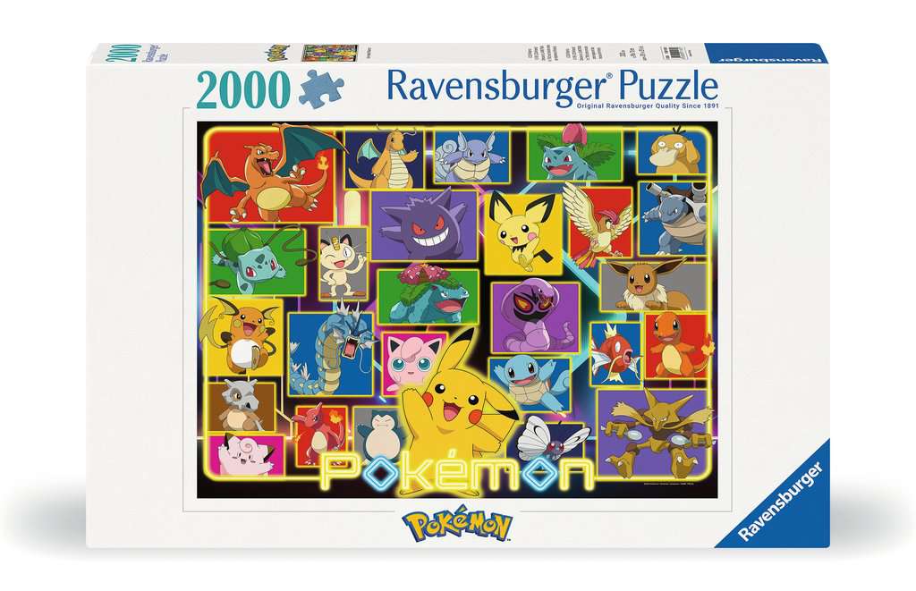Puzzle Ravensburger Pokémon 2000pcs - Albagame