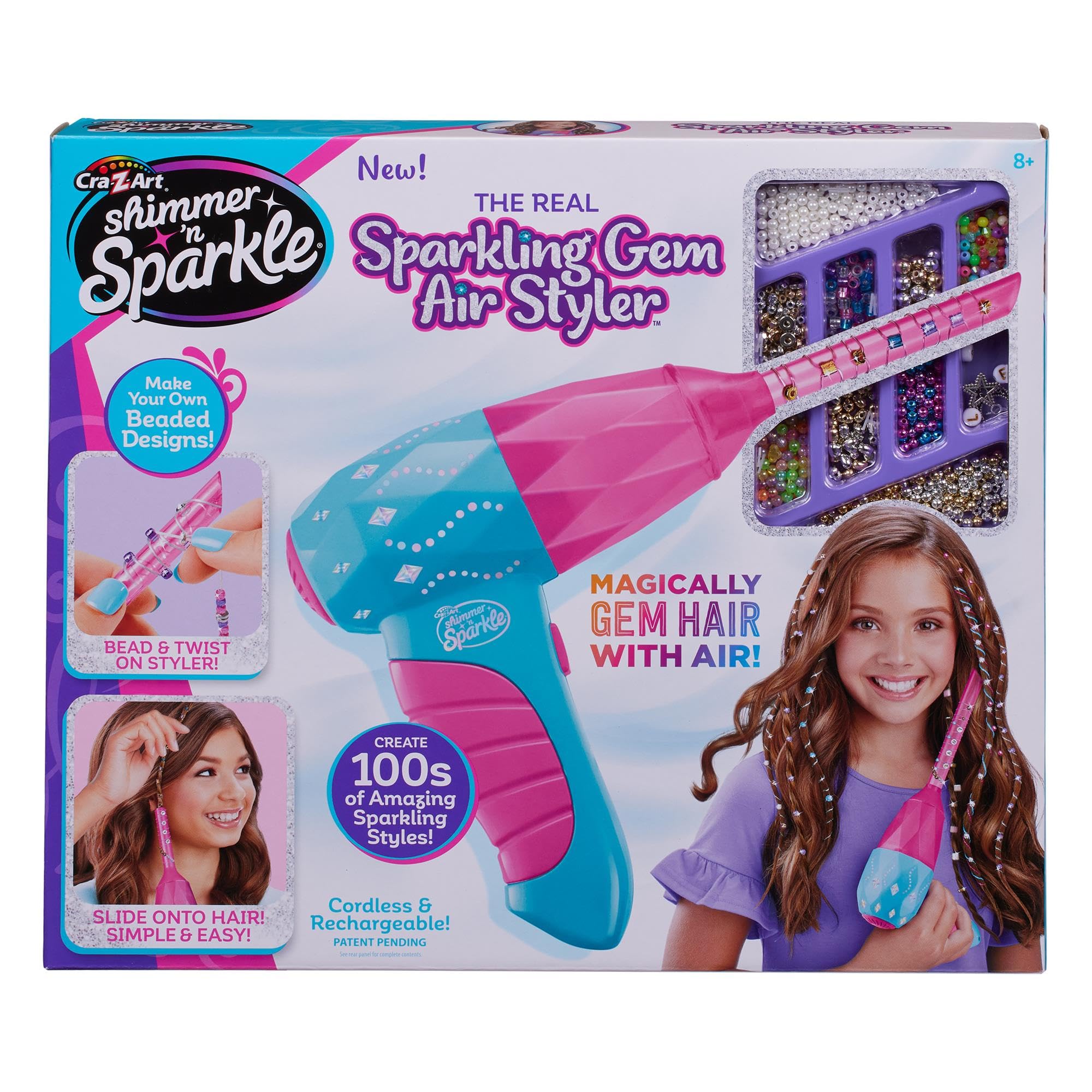 Shimmer N Sparkle Real Sparkling Gem Air Styler - Albagame