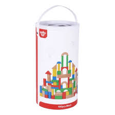Wooden 100pcs Blocks - Albagame