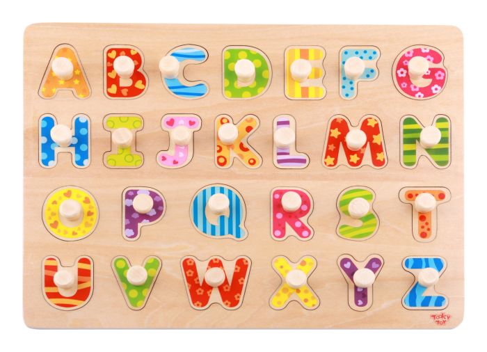 Wooden Alphabet Puzzle 27pcs - Albagame