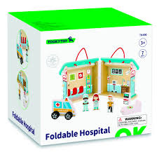 Wooden Foldable Hospital - Albagame