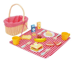 Wooden Picnic Basket - Albagame