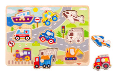 Wooden Vehicle Puzzle - Albagame