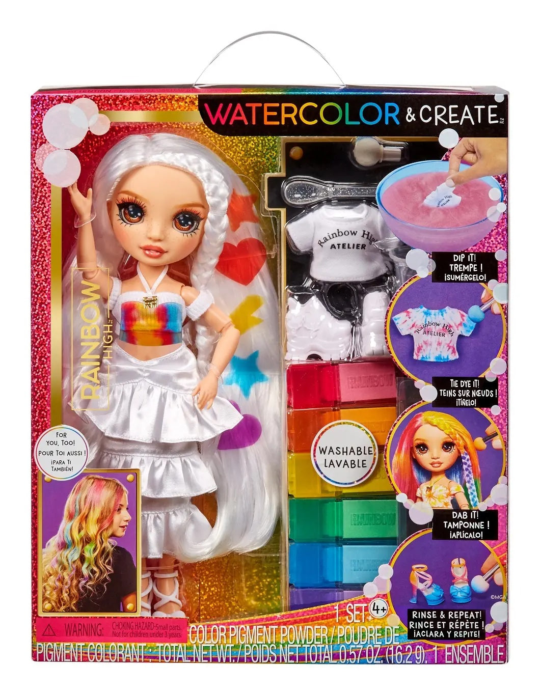 Doll Rainbow High WaterColour & Create Brown Eyes - Albagame